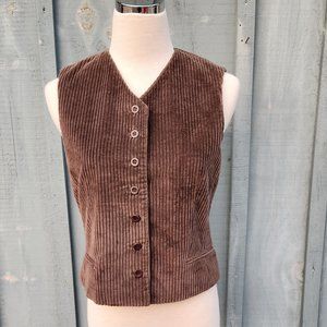 Vintage Jones New York Size 4 Corduroy Vest